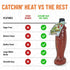 Catchin Heat Hot Sauce Fish Bottle Bold Red Pepper Flavor, Spicy Sauce for Any Meal