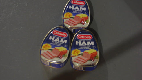 GEEGVV Celebrity Boneless Cooked Ham Fat Free 12oz( Pack of 3)