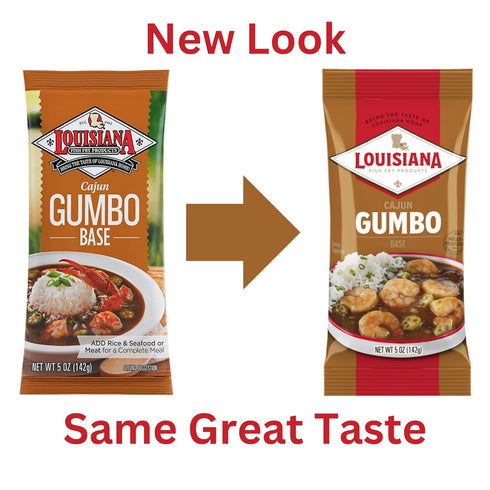 (Pack 1 Louisiana Fish Fry Cajun Variety Bundle - Gumbo & Etouffee Bases of Each) - Just Add Your Favorite Meat