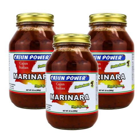 Cajun Power Cajun Italian Marinara Sauce, 32oz Jar Authentic Creole-Italian Recipe, Rich