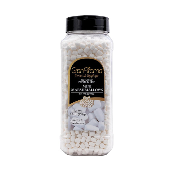 GranAroma Dehydrated Marshmallows, Crunchy, Perfect for Hot Cocoa, Cereal Topping, Baking, and