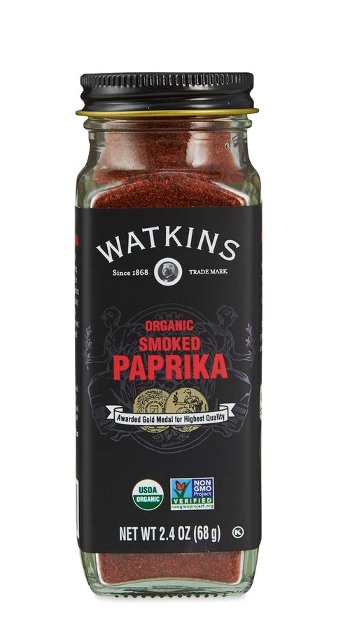 Watkins Gourmet Organic Spice Jar, Smoked Paprika, Non-GMO, Kosher, 2.4 oz. Bottle