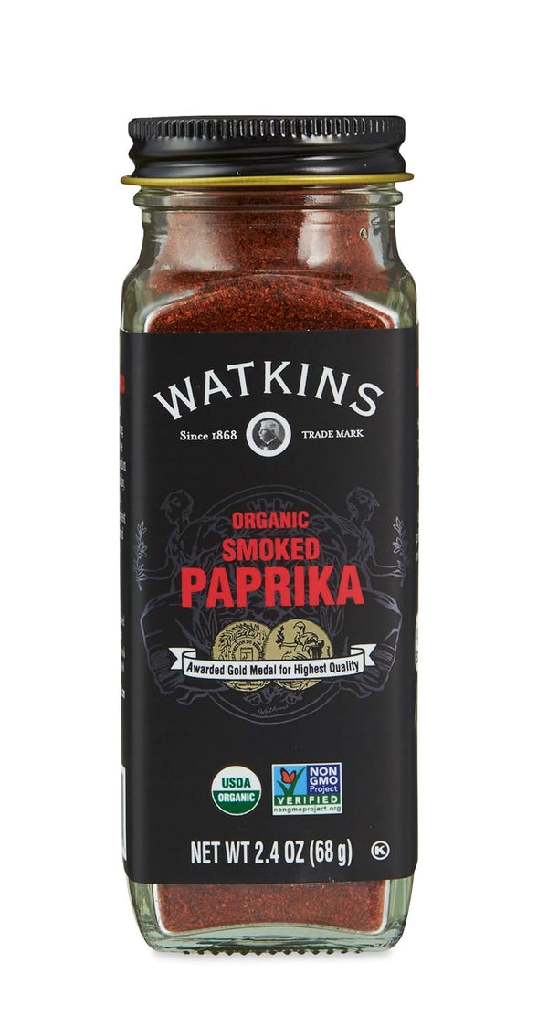 Watkins Gourmet Organic Spice Jar, Smoked Paprika, Non-GMO, Kosher, 2.4 oz. Bottle