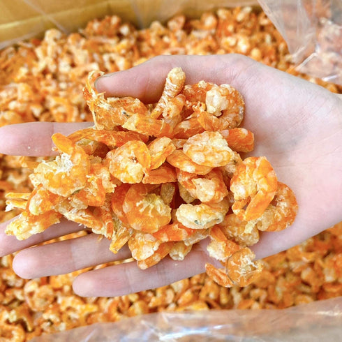 (8oz) Premium Grade Thailand Dried Shrimp, No Shell, Head & Tail