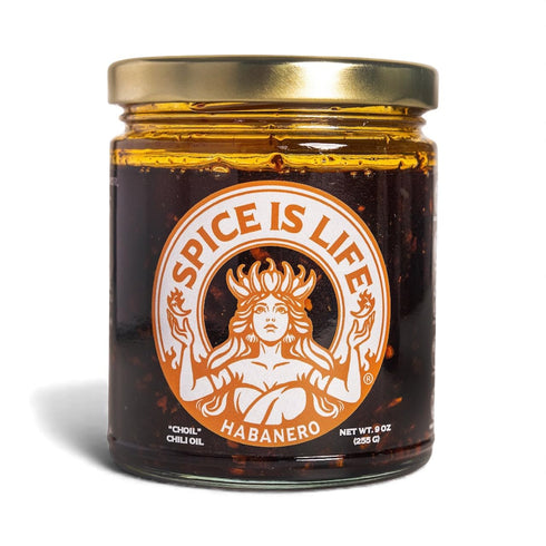 Spice is Life Habanero Premium Chili Crisp Oil Garlic & Shallot Olive & Avocado Oil