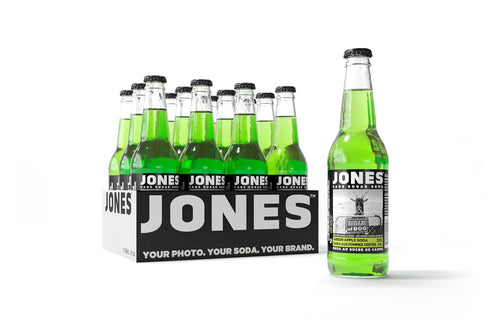 Jones Soda Co. Green Apple Flavor | 12-Pack | The Original Craft