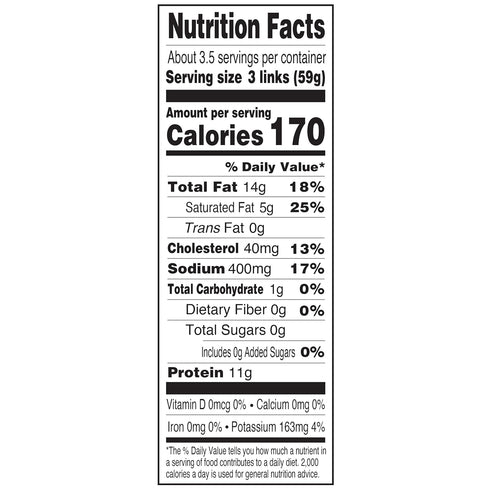 Applegate 7 OZ Farms Breakfast Pork Sausage