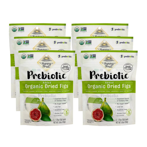 ORGANIC Prebiotic Dried Figs - Sunny Fruit - (6 bags) - (5)