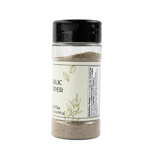 (3.2 Olive & Vine Garlic Pepper, Bold Flavor, For Seasoning & Marinades, Rich Tradition, Authentic Taste, For Global