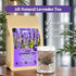 50 FullChea - Lavender Tea Bags, Teabags - Pure Lavender Flowers for Relaxation - Caffeine-Free Floral Tea for Sleep