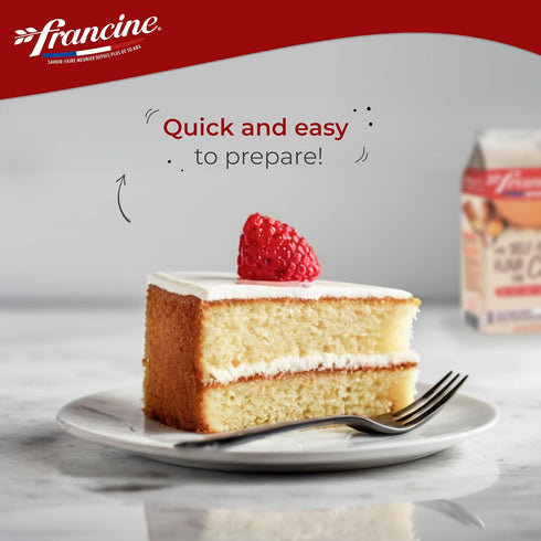 Francine 1kg Farine de Ble Pour Gateaux - French Imported Cake Flour Mix