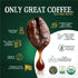 16-Ounce The Bean Organic Coffee Company Water Processed DECAF Vanilla Bean, Medium Roast, Whole Bean Coffee, Bag