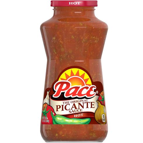 Pace Hot Picante Sauce, 24 oz Jar