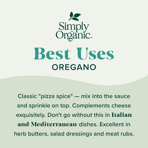 Simply Organic Oregano, 0.75 oz