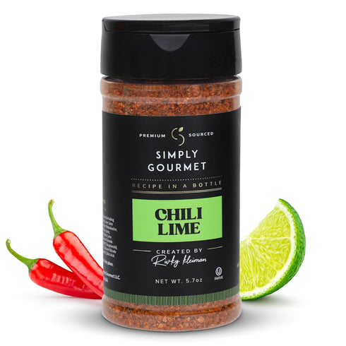 Chili Lime Spice | Premium Blend Spice for Gourmet Cooking | Recipe in a Bottle, Simply Gourmet by Rivky Kleiman