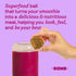 The Bomb Co. Blender Bomb, Get up & Goji, Superfood Smoothie Mix With Goji Berries, Hemp, Flax, Chia Seeds & Amino Acids, Gluten Free, High Fiber, 10 Servings