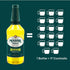 (33.8 Pack 1) Major Peters' Sweetened Lime Juice, Only Add Spirits & Garnishes for Ideal Drink Fl Ounce