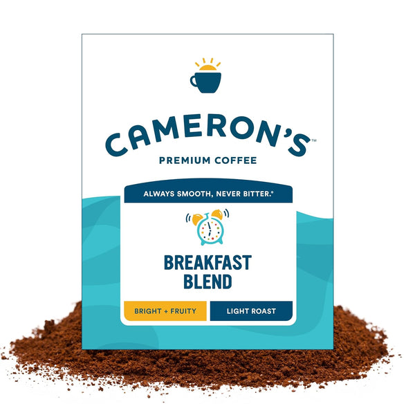 Cameron's Coffee Roasted Ground Coffee Bag, Breakfast Blend, 64 Ounce, (Pack of