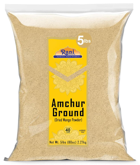 Rani Amchur (Mango) Ground Powder Spice 80oz (5lbs) 2.27kg Bulk ~ All