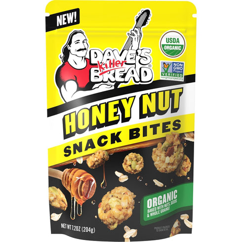 Pack, 1 1 1 1 1 1 Pack) Dave's Killer Bread Organic Snack Bites Variety Epic Everything, Cinna Roll, Honey Nut, PB