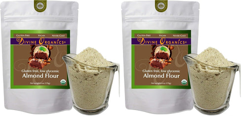 6 oz Organic Almond Flour Powdered Gluten Free Low Glycemic Non-GMO by