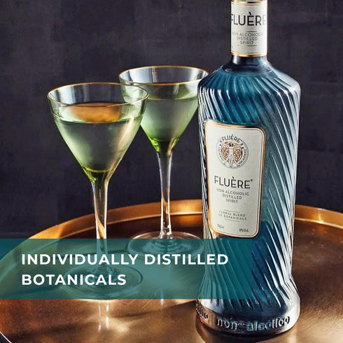 FLURE Floral Botanical Blend | Gin Alternative | Premium Non-Alcoholic Distilled Spirit | Alcohol-Free Spirit