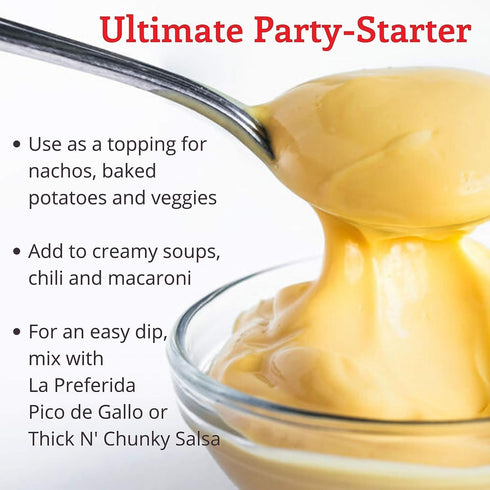 6.6 lbs (6 (Pack 6)) La Preferida Nacho Cheese Sauce, Pound