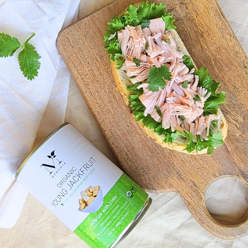 14.1 oz (Pack 3) Mementa Inc Organic Young Jackfruit in Brine, of - Vegan Meat Alternative, Plant Based Meat, Jackfruit