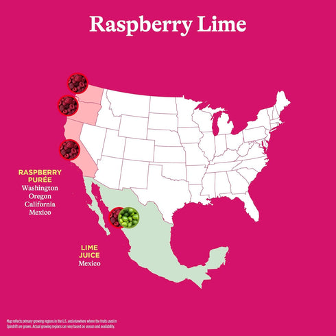 9 12 Oz Pack 24 Spindrift Sparkling Water, Raspberry Lime Flavored, Made with Real Squeezed Fruit, Only Calories per