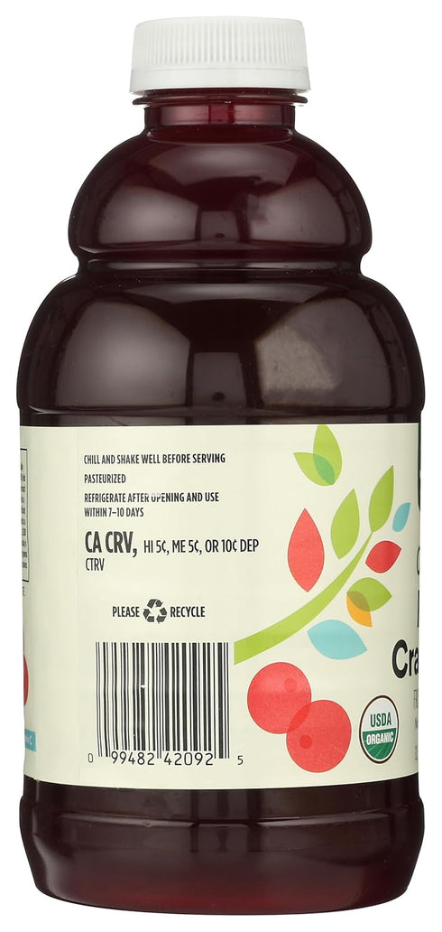 365 32 Oz by Whole Foods Market, Organic Pure Cranberry Juice, Fl