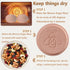 USEDGDIG 2 PCS Terracotta Brown Sugar Keeper, Brown Sugar Container Disc,Sugar Saver and Softener Alternative in Sugar