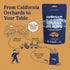 8oz (24oz Pack 3 GoodSAM Small Farms - Organic Raw Walnut Halves & Pieces - Pouch Total) Single Origin - Sourced from