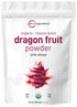 Organic Dragon Fruit Powder, 10oz, 100% Natural, Freeze-Dried Pink Pitaya, Non-GMO & Vegan Friendly
