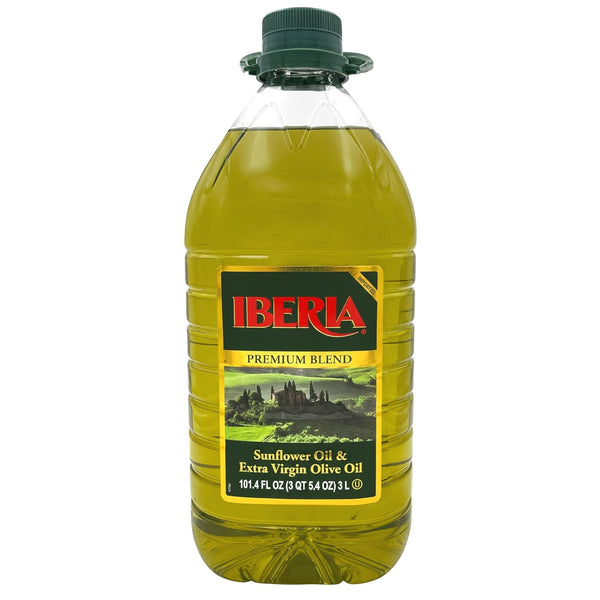 Iberia Sunflower & Extra Virgin Olive Oil Blend, 3 Liter