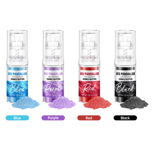 Shimmer 5g Edible Glitter Spray Pandalab Food Grade Drink Powder Luster Dust Spray for Cocktails, Cakes, Cupcakes