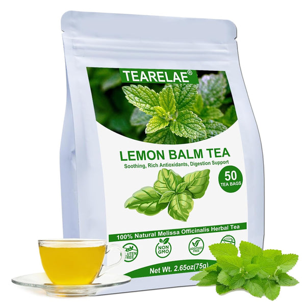 TEARELAE - Lemon Balm Tea Bag - 1.5g X 50 Count -