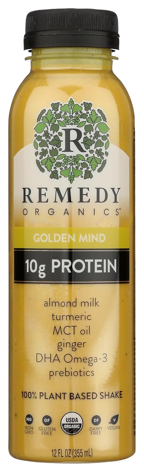 Remedy Organics, Beverage Golden Mind Organic, 12 Fl Oz