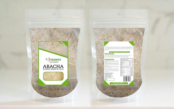 Feedoasis Organic Marketsquare Dried Shredded Cassava For salad Abacha 10 oz Zero Additive!