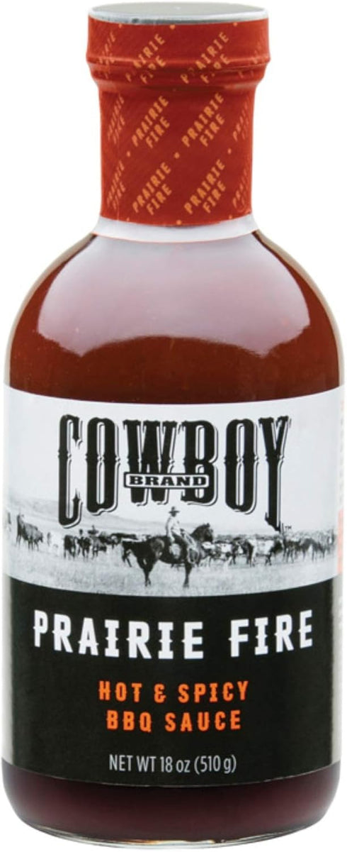 Duraflame 83603 Cowboy Prairie Fire BBQ Sauce, 18 oz, No Color