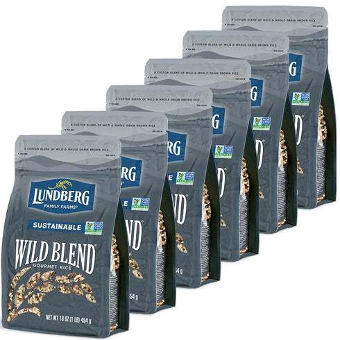 Lundberg Organic Wild Blend Rice - Wild Rice Blended with Long Grain