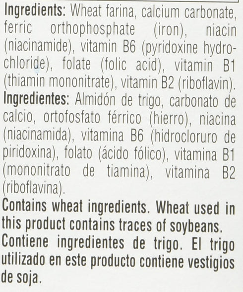 28 oz (packaging Farina Mills Fortified Farina Creamy Hot Wheat Cereal may vary)