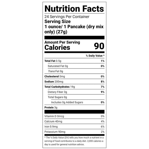 24 oz (2 Pack) War Eagle Mill Multigrain Pancake Mix, Organic, Bag