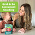 0.42 Oz (Pack 12), 100% Crispy Green Freeze-Dried Strawberry Fruit Snacks, of Pure Fruit, All-Natural, No Added Sugar