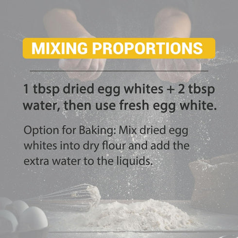 8 Oz, ORGFUN Egg White Powder Pasteurized Egg White Powder, Gluten-Free, Non-GMO, Ideal for Baking