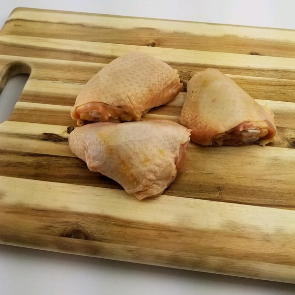 HUDSON VALLEY FARMS Pasture-Raised Heritage Chicken Thighs 4-Pack (1 Lb Each, 4 Lbs Total) |
