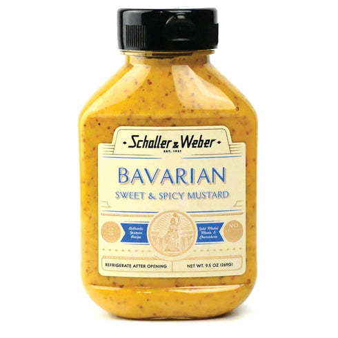 Schaller & Weber Bavarian Mustard, 9.5 Oz Squeeze Bottle (1 Pack) |