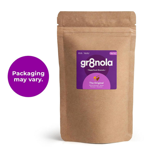 gr8nola 30oz (1.8 lb) THE ORIGINAL - Healthy, Low Sugar Granola Cereal - Made with Superfoods, Whole Almonds, Honey
