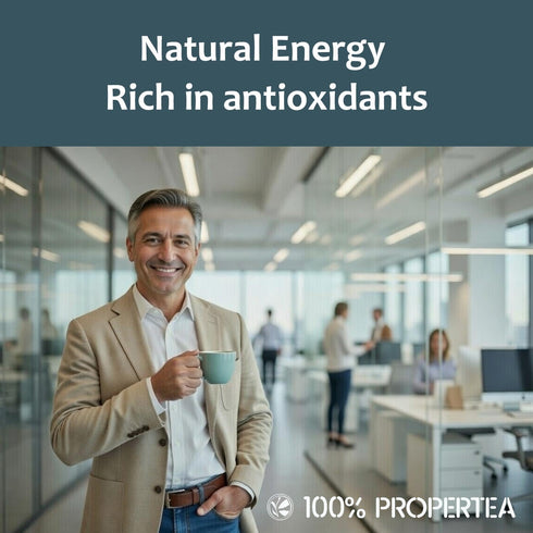 100% Bags,100 Count, Propertea Organic Green Tea Individually Wrapped, Rich in AntioxidantsHot