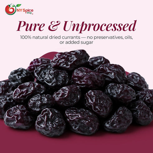 5 NY Spice Shop Currants Dried Fruit - Pound Currant Raisins - Dried Currants for Baking - Naturally Dried Red Currants