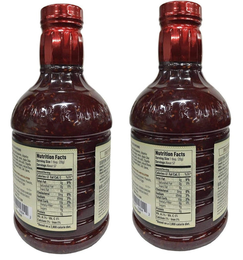 Generic (2 40oz Bottles) Fischerr&Wieser Razzpotle Roasted Raspberry Chipotle Sauce